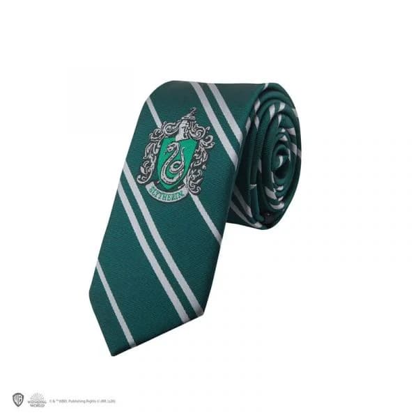 Cinereplicas Logotipo Tecido do Harry Potter Slytherin Kids Gravata