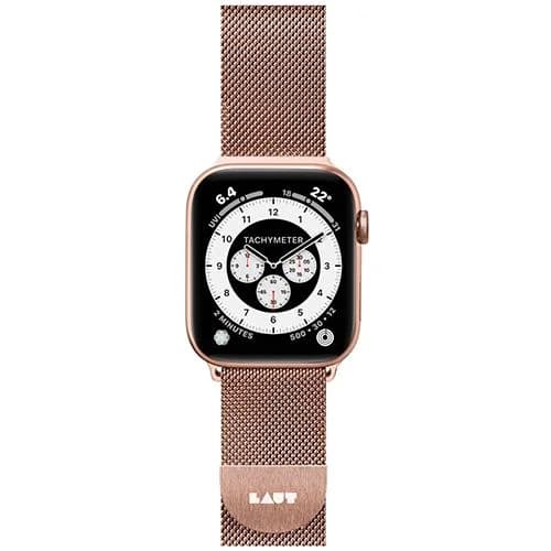 Bracelete Laut para Apple Watch 38-40-41 Milanesa - Rosa Dourado