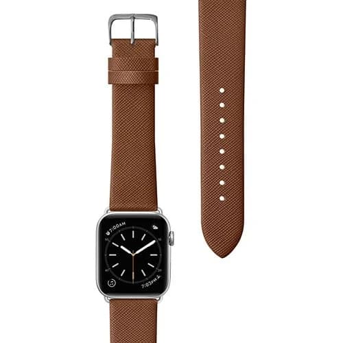 Bracelete Laut para Apple Watch 42-44-45 Leather - Castanho