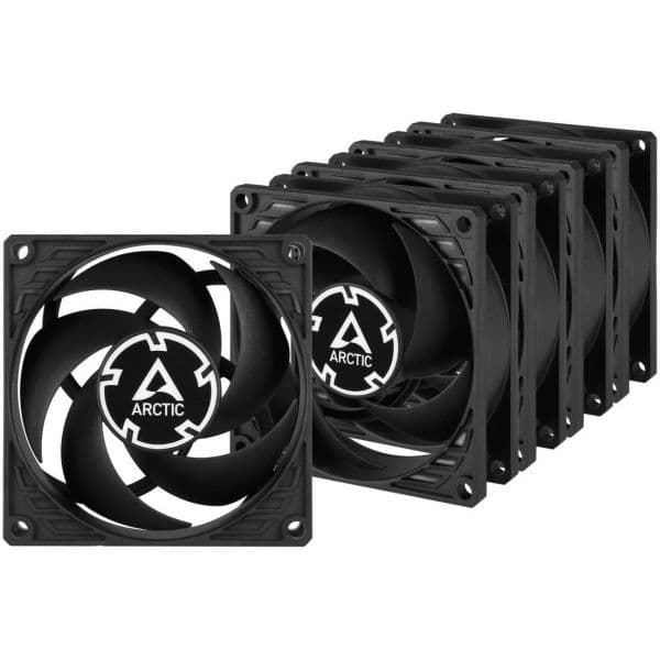 Arctic P8 PWM PST 80mm (Pack 5) Black