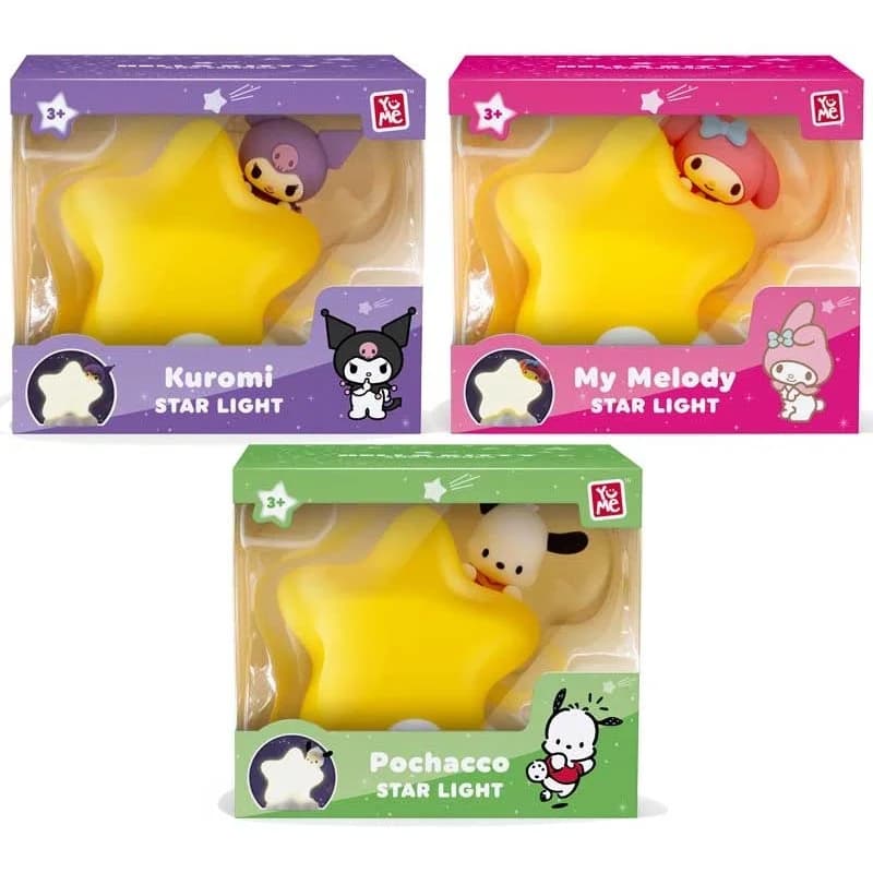 Figura Yume Hello Kitty and Friends Bedside Light Star Light Series (Sortido)