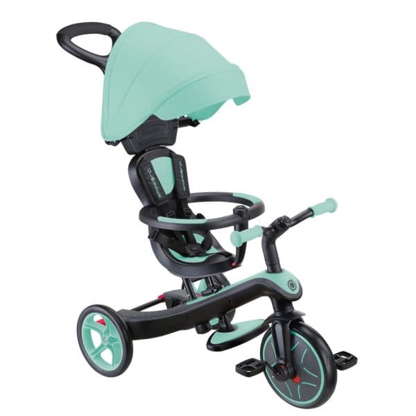 Globber Triciclo Evolutivo Explorer Trike 4 em 1 Verde-Menta