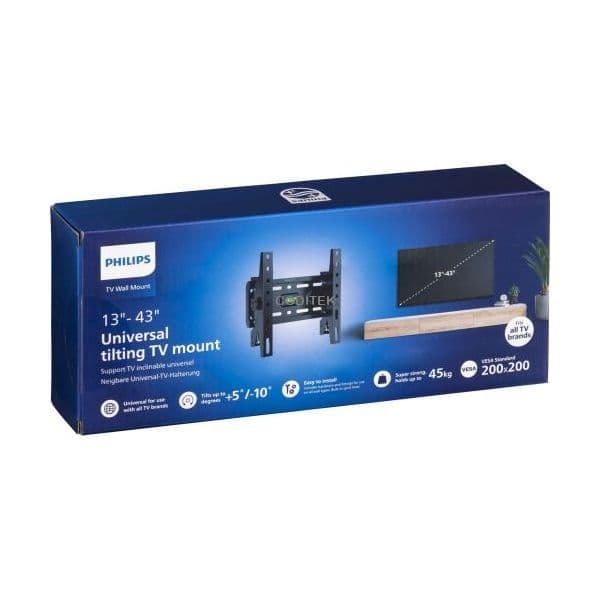 Philips SQM7221/00 Suporte de Parede Inclinável para TV de 13" a 43"