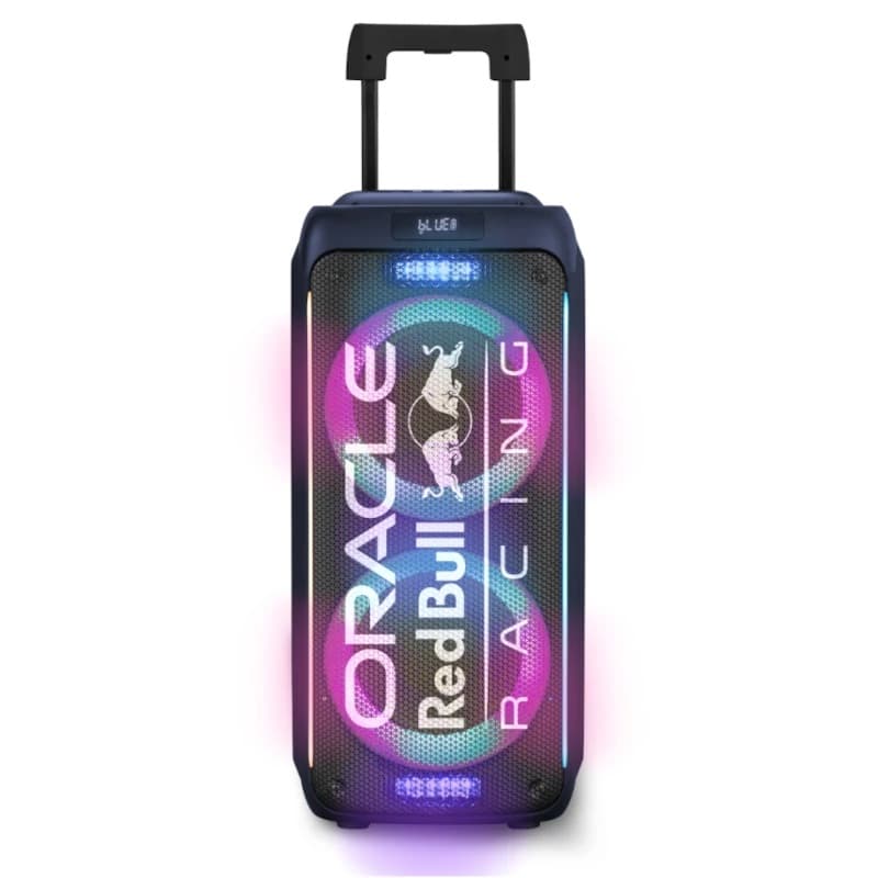 Red Bull Racing Party Podium Coluna Bluetooth USB IPX5 Vermelho