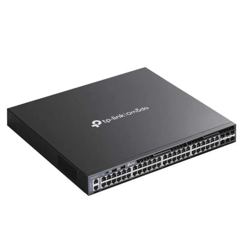 TP-Link Switch de Rede Omada 48 Portas Gigabit/6x 10G SFP+ - SG6654X