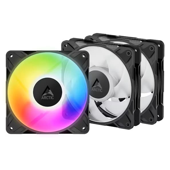 Arctic Cooling P12 PRO PWM PST A-RGB Ventoinha 120mm Preto