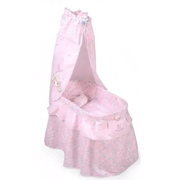 De Cuevas Berço Moisés para Bonecas Rosa