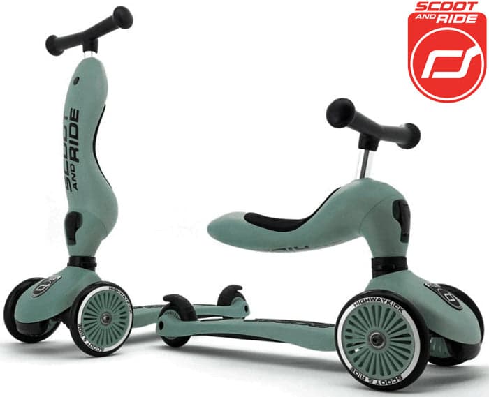 Scoot and Ride Trotinete 2 em 1 Highwaykick One Forest