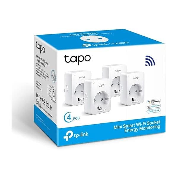 TP-Link Tapo P100 Mini Smart Wi-Fi Socket (4-Pack)