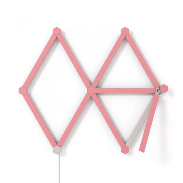 Nanoleaf Capa Lines 9 Unidades Skin Pink Matte