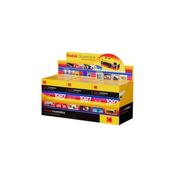 Kodak Alaris CHARMERA Pack 6 unidades - Câmara Digital Instantânea Retro 1.6MP com Bateria Recarregável