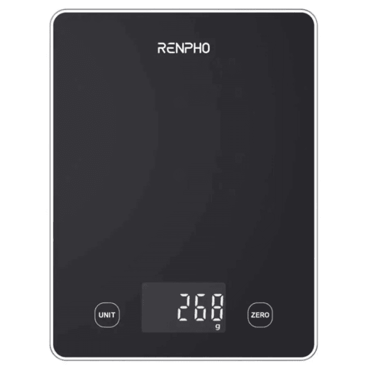 Balança de Cozinha Renpho Calibra 1L Smart Nutrition Scale Preto