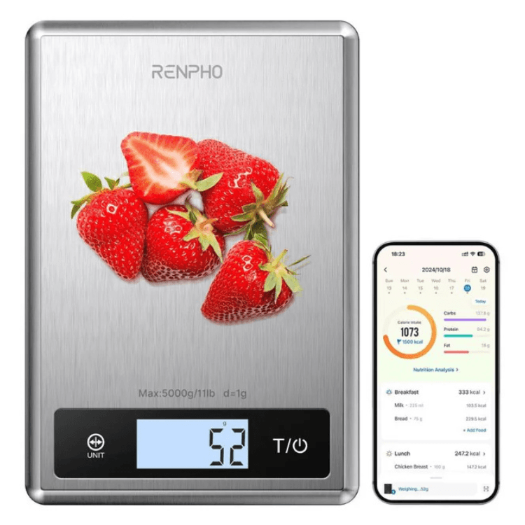 Renpho Balança Cozinha Calibra 1 Smart Nutrition Scale