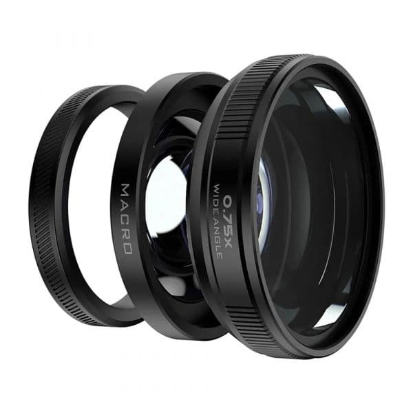 Objetiva FREEWELL FW-FU-XMWA-B Grande Angular e Macro 2 em 1 para Fuji X100VI/X100V Preto