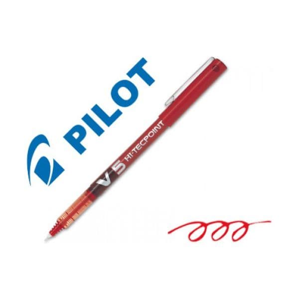 Pilot Marcador 0.5mm Hi-tecpoint Ponta Fina V-5 Vermelho - L15449