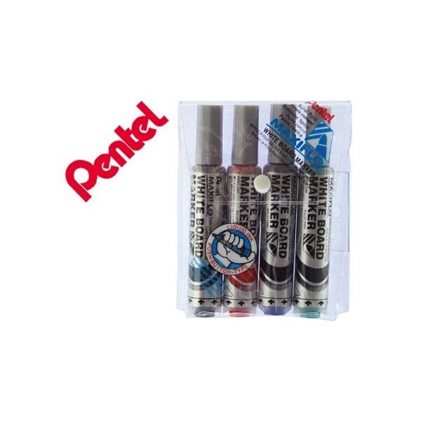Pentel Pack 12x4 Marcadores Maxiflo - MWL5M-4