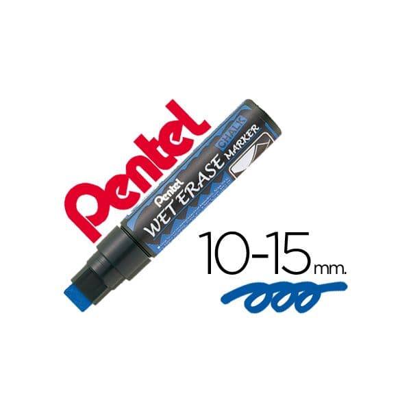 Pentel 12 un. Marcadores Wet Erase 56 Azul - SMW56-C