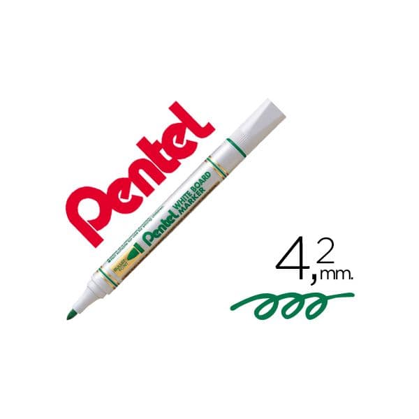Pentel Marcador MW85 4,2 mm Verde 1 Un.