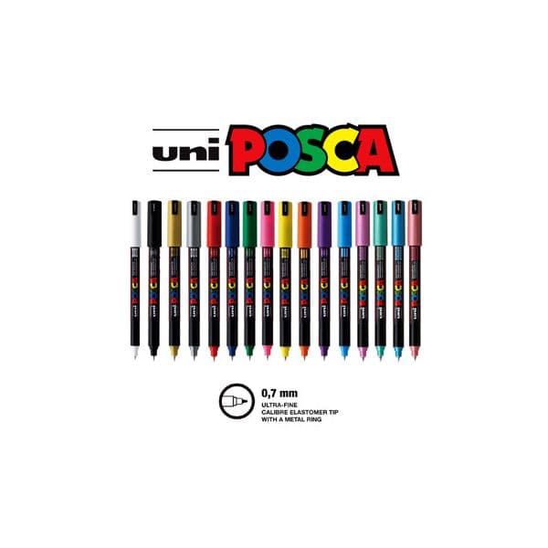 Uni Expositor 80 Marcadores Posca PC-1MR 0.7mm - 1293266