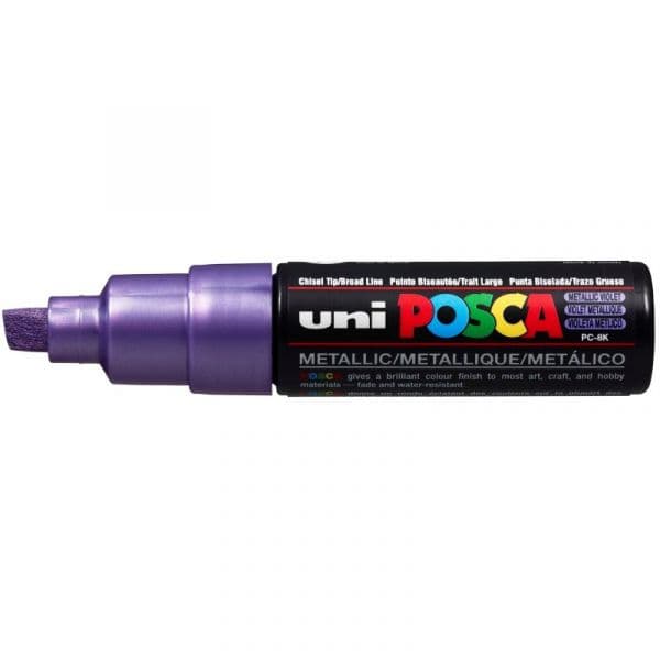 Uni Marcador Posca PC-8K Violeta Metálico