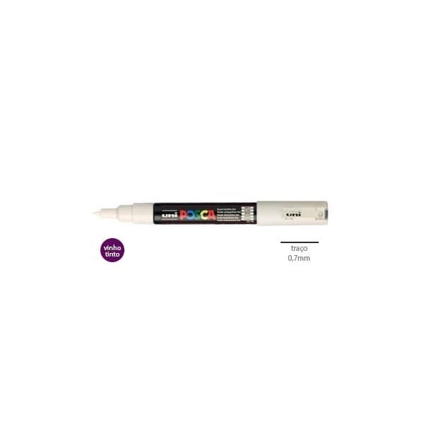 Uni Posca Marcador PC1M 0.7mm Vinho Tinto - 1293159/UN