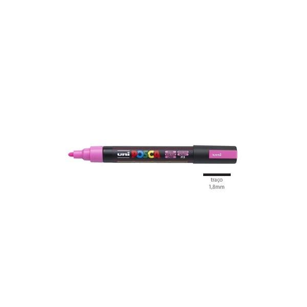 Pack 2 Marcador Uniball Posca PC 5M 1,8mm Rosa Fluor (F13) 1293352/UN
