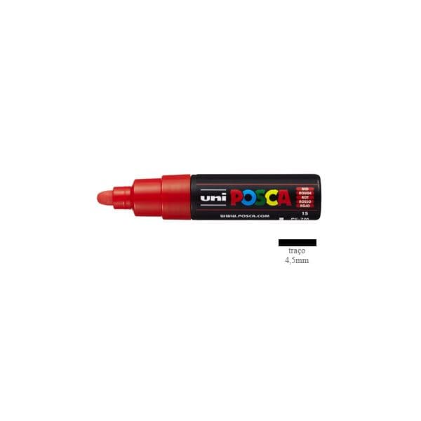 Uniball Posca Marcador PC-7M 4,5mm Vermelho - 1293294