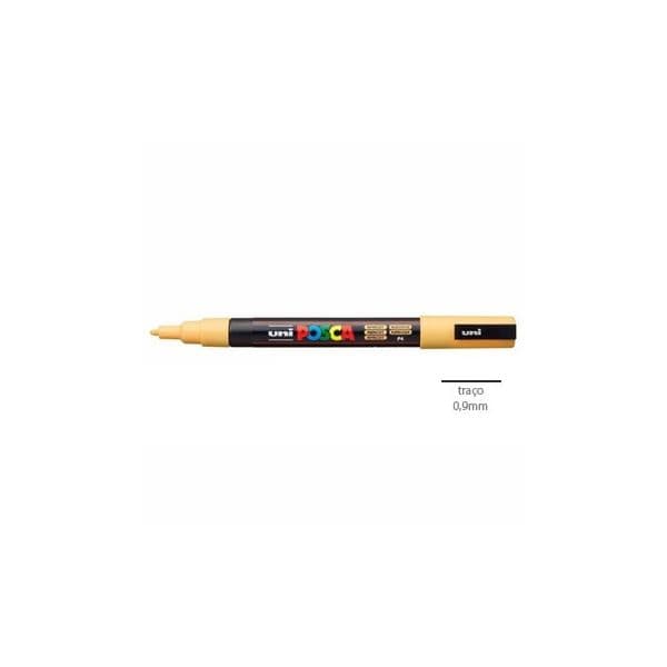 Pack 2 Marcador Uniball Posca PC 3M 0,9mm Apricot (P4) 1293335/UN