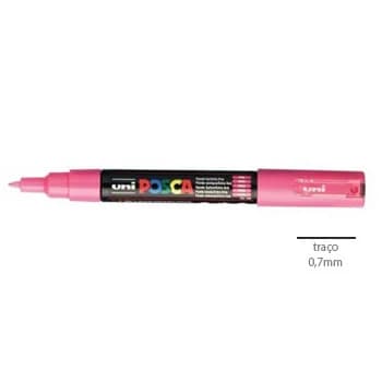Uni Marcador Posca PC-1M Rosa