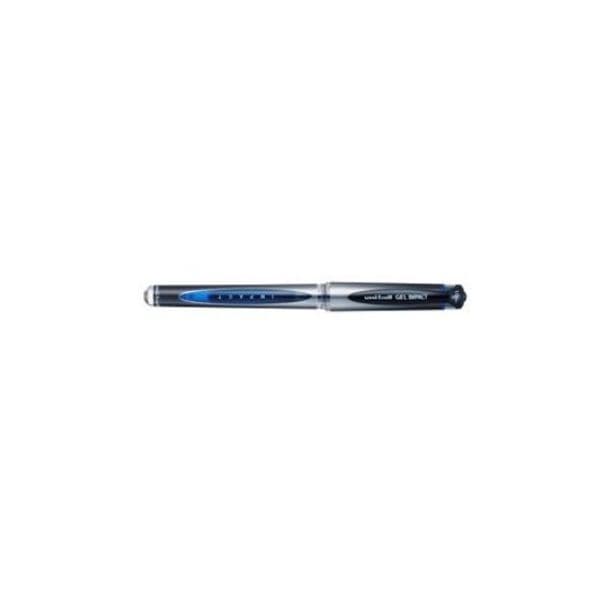 Uni-Ball Caneta Gel Signo Impact 1mm Tinta Azul Pack 12 Un.