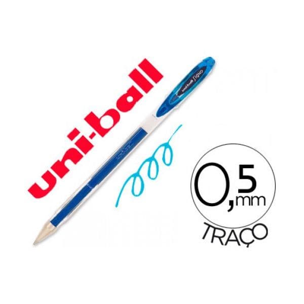 Uni-Ball Esferográfica 0.5mm UM-120 Gel Signo Uni-Ball Ball Azul - 060157