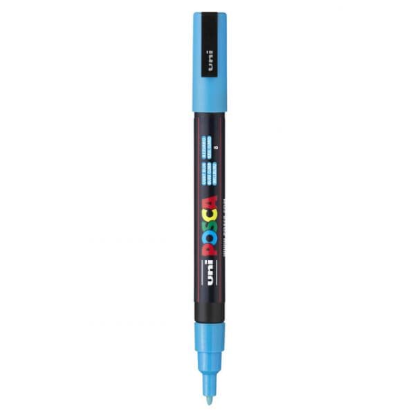 Uniball Marcador Posca PC-3M 0.9mm Azul-Claro 1 Un.