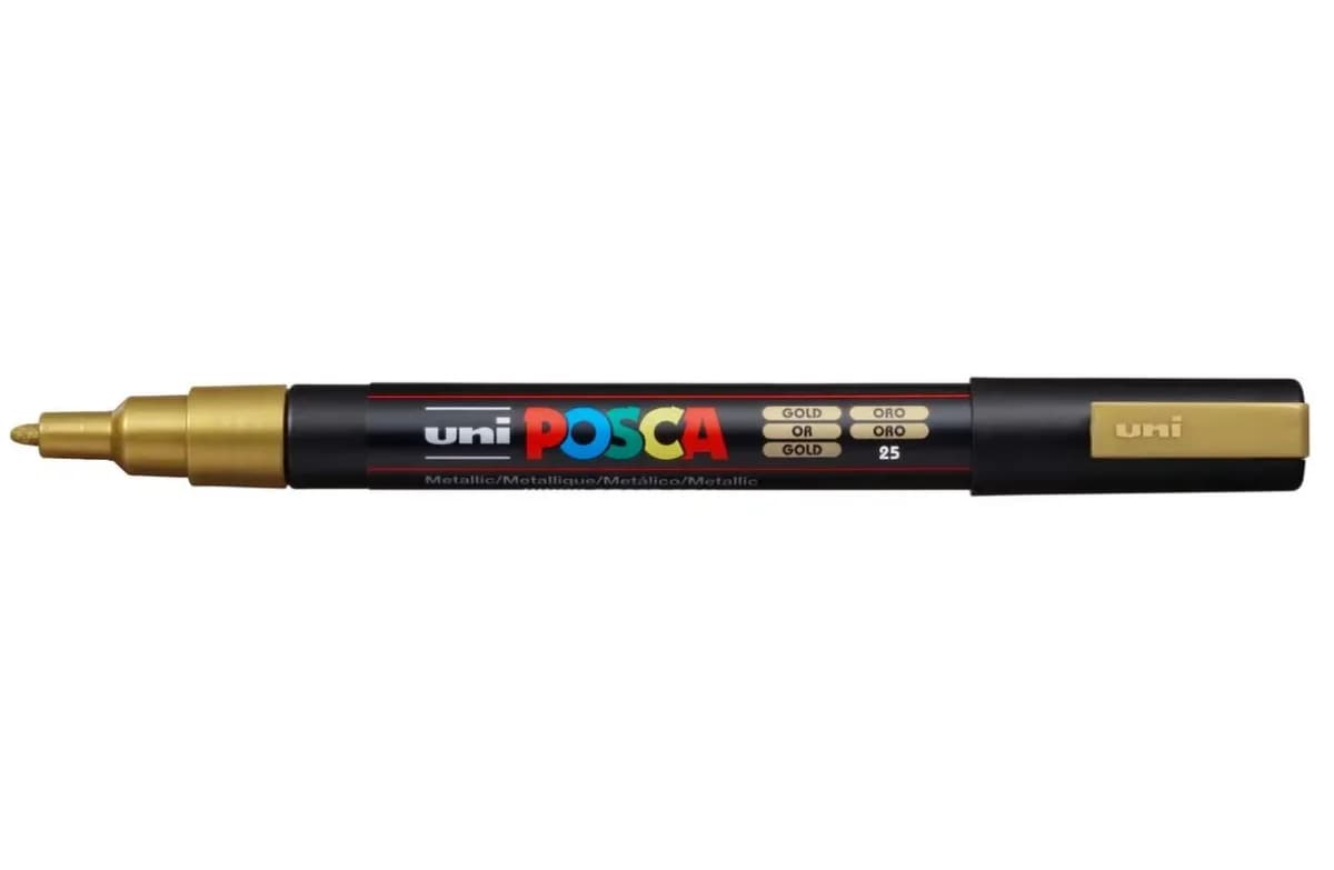 Uniball Marcador Posca PC-3M 0.9mm Dourado 1 Un.