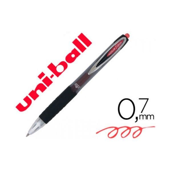 Uni-Ball Esferográfica 0.7mm UM-207 Uni-Ball Ball Retrátil Vermelha 12 Un. - L75339