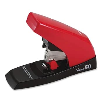Max Agrafador Industrial Vaimo80 Flat-Clinch Vermelho/Preto