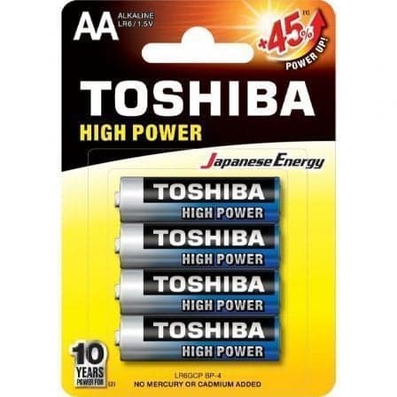Toshiba Pilha Alcalina x4 1,5V LR6 AA - LR6GCP/BP-4