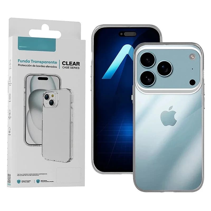 Capa para iPhone 17 Pro Max Silicone Clear