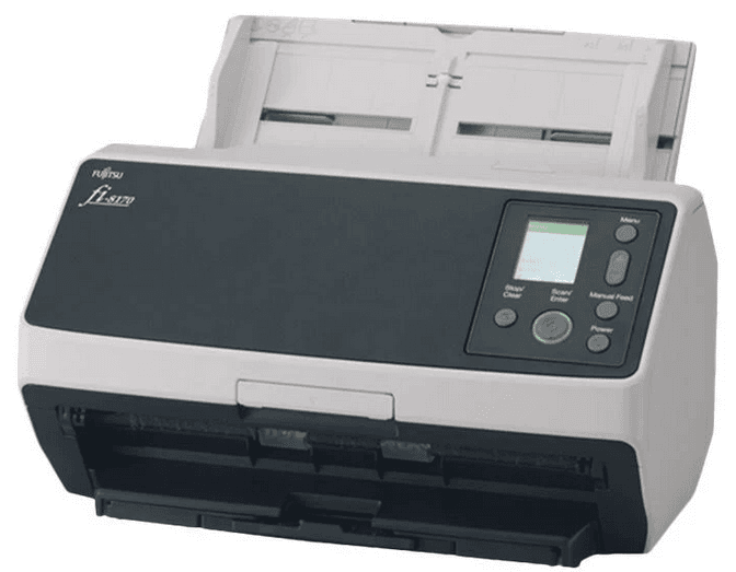 Fujitsu Fi-8170 Adf + Scanner de Alimentação Manual 600 X 600 Dpi A4 Preto Cinzento