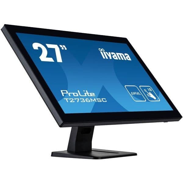 Monitor Colunas iiyama ProLite T2752MSC-B1 IPS FullHD de 27" com ecrã táctil