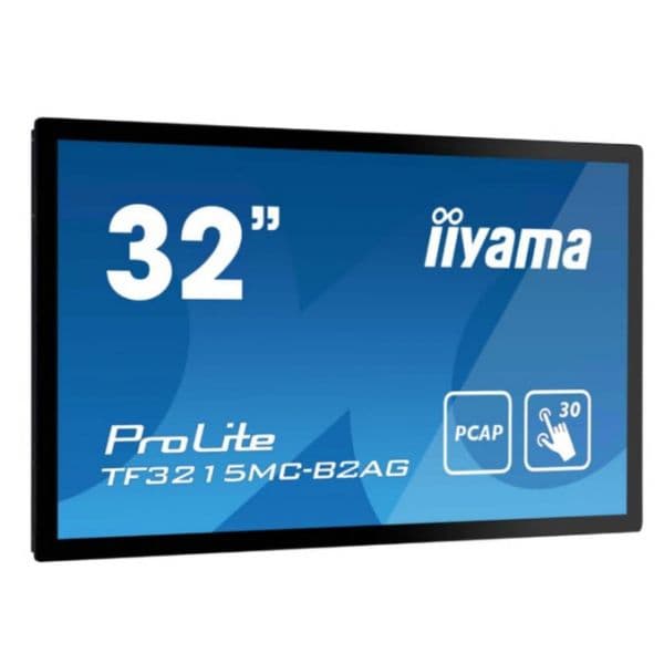 Monitor iiyama 32" ProLite TF3215MC-B2AG Full HD 68Hz Touch Screen VA Open Frame HDMI VGA DisplayPort 61mm Black