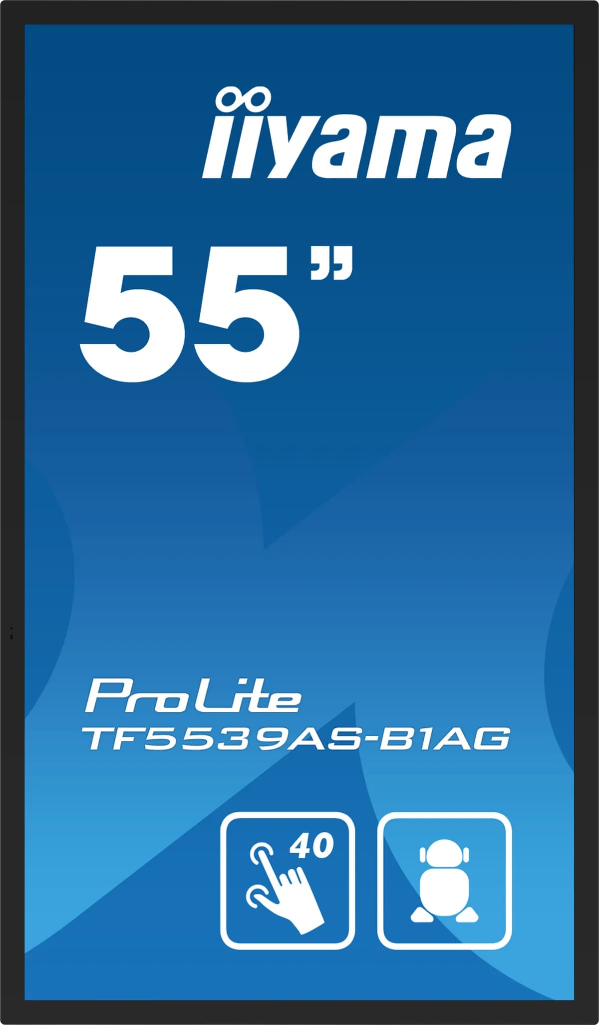 iiyama 55" ProLite TF5539AS-B1AG 4K UHD 60Hz PCAP Interativo IPS LED