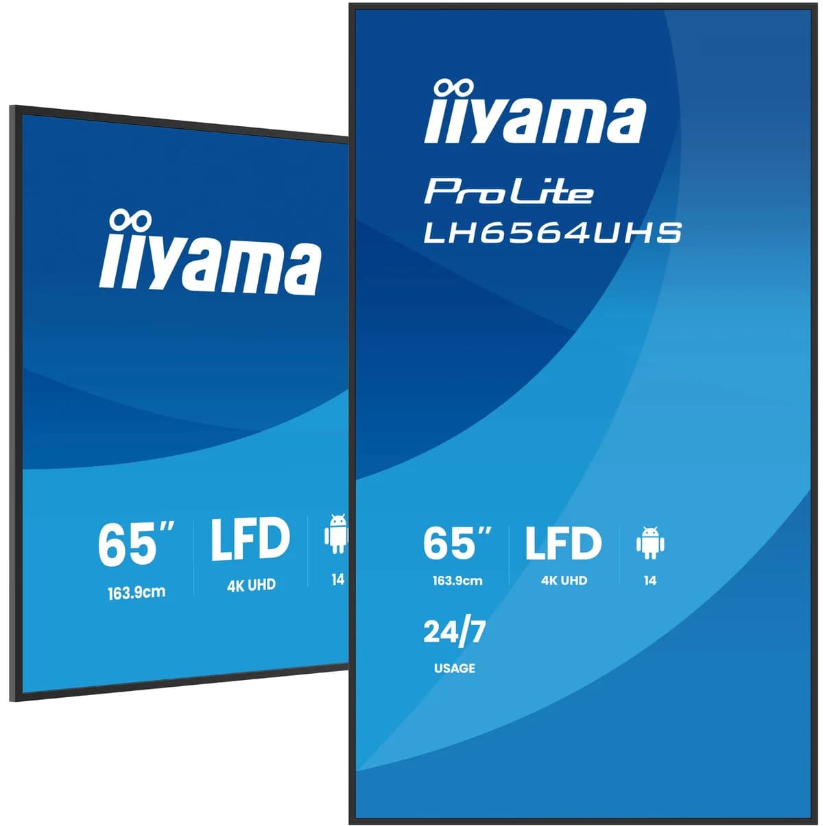 iiyama 65" LH6564UHS-B1AG DLED Monitor Digital Signage 4K SoC