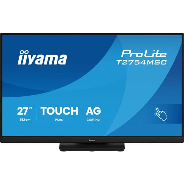 Monitor iiyama 27" ProLite T2754MSC-B2AG Full HD 83Hz IPS Tátil Multi-utilizador