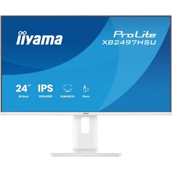 Monitor iiyama 24" XB2497HSU-W1 Full HD 120Hz 1ms IPS Branco