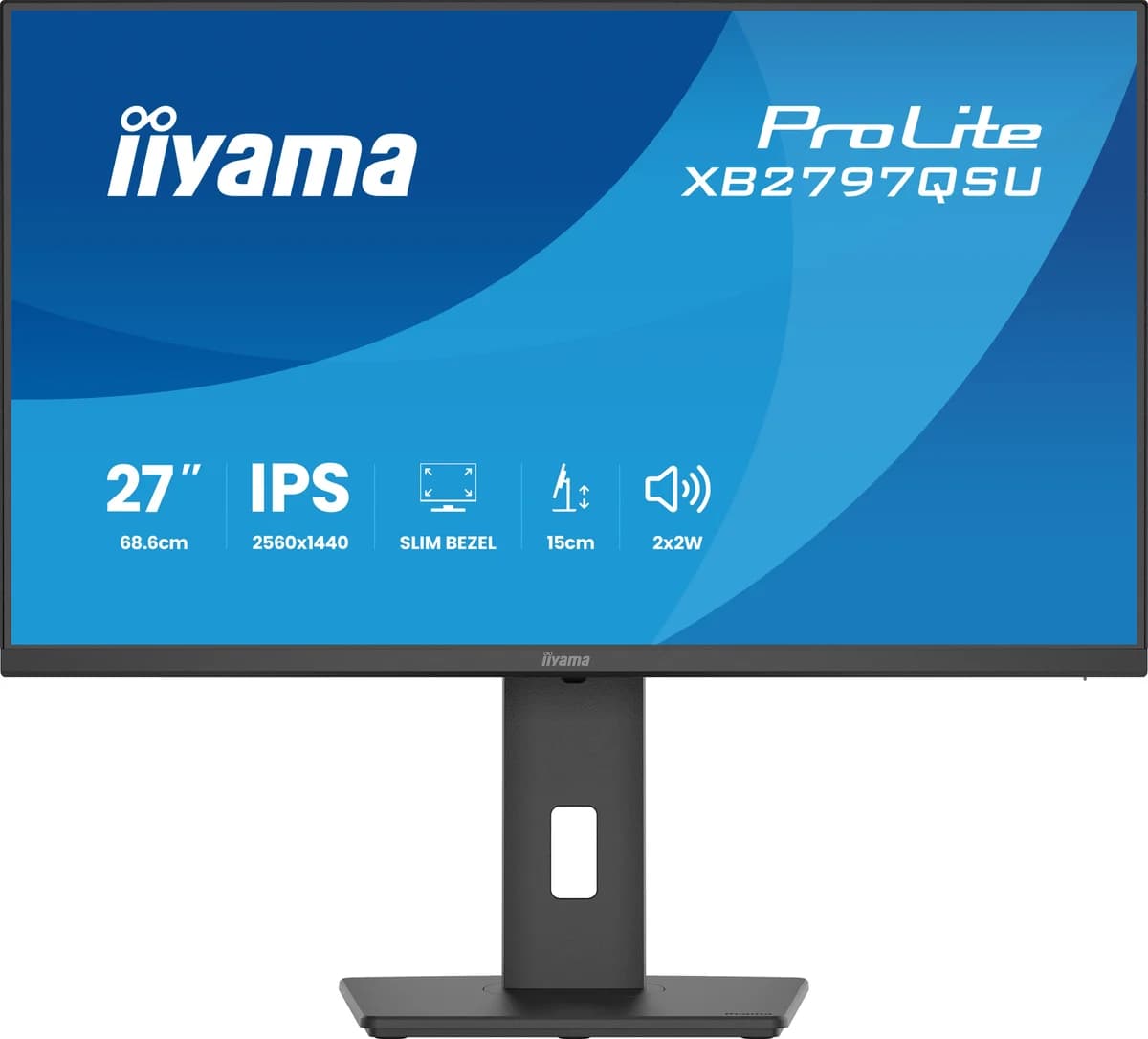 Monitor iiyama 27" XB2797QSU-B1 QHD 2xHDMI+DP+2xUSB-C IPS