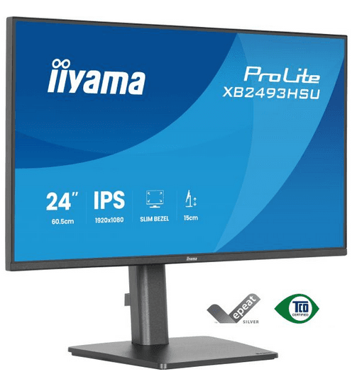 Monitor Iiyama 23.8" ProLite XB2493HSU-B1 Full HD 120Hz IPS HDMI DisplayPort USB