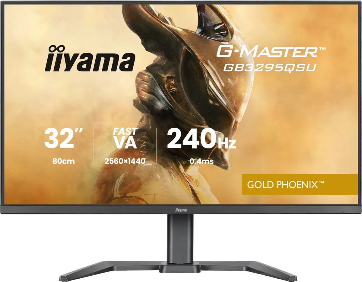 Monitor iiyama 31.5" GB3295QSU-B1 QHD 240Hz 0.4ms FreeSync Premium HDMI DP Black