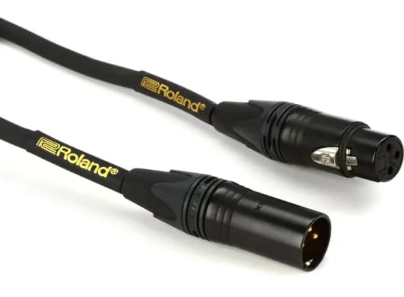 Roland RMC-G15 GOLD NEUTRIK Cabo Microfone XLR Balanceado 4.5 metros Garantia Vitalícia
