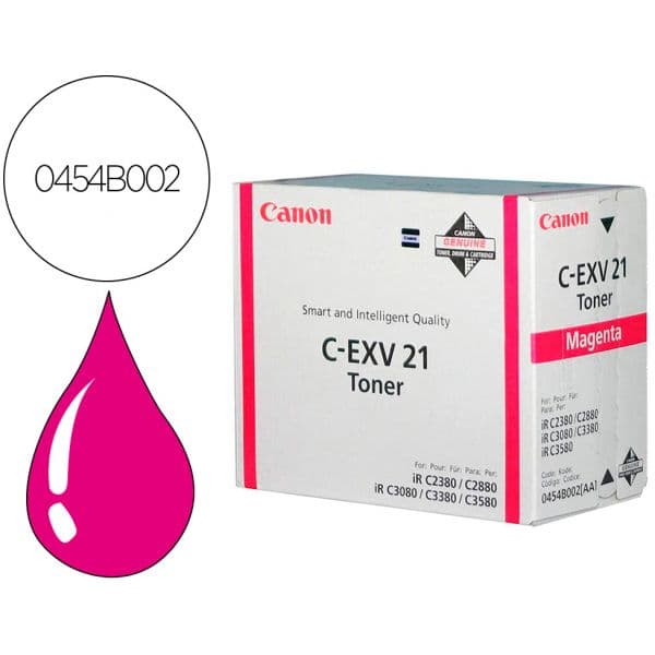 Tinteiro Canon EXV21M 0454B002 Magenta