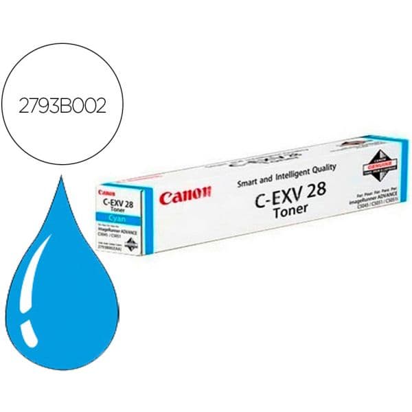 Tinteiro Canon EXV28C 2793B002 Cyan